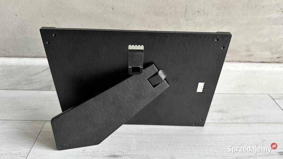 NOWA czarna ramka do zdjęć szklana Łódź