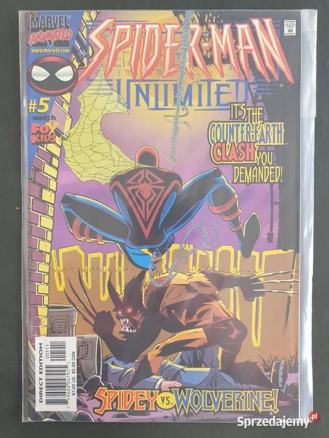 SpiderMan Unlimited 5 oryginalnych komiksów Gdynia