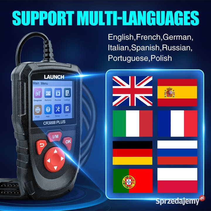 Skaner Diagnostyczny LAUNCH CR3008 PLUS do Wrocław