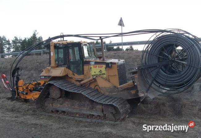 Wynajem Pługoukładacza Goliat Spycharka CAT D6N Gołdap