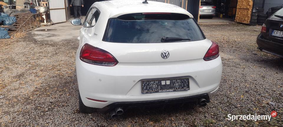 vw scirocco 14 tsi 133 uszkodzony przódokazja