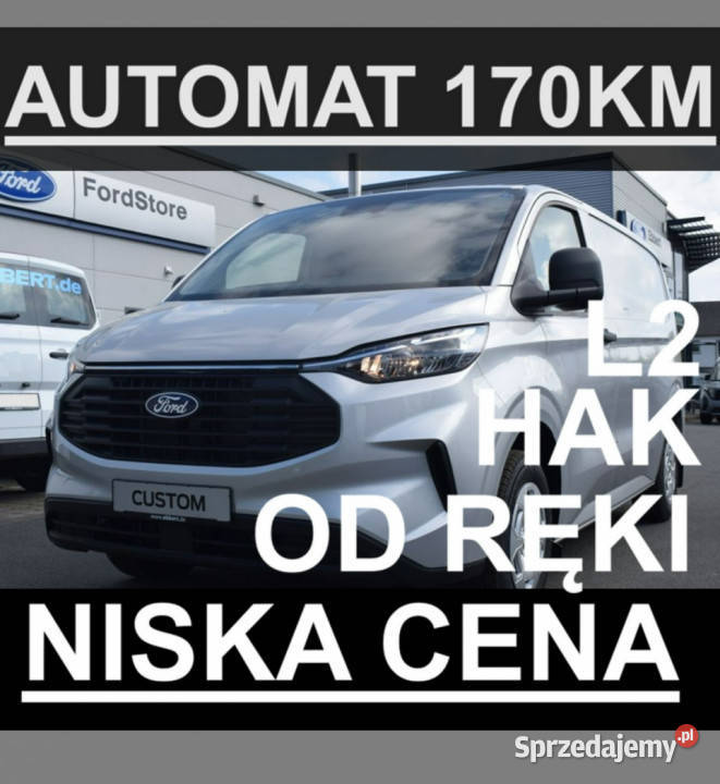 Ford Transit Custom Automat 170 A8 Niska ręki czujnik parkowania Samochody dostawcze zachodniopomorskie Szczecinek