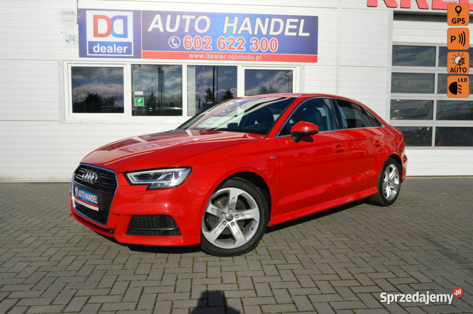 Audi A3 Limousine 16 TDI SLine LIFT 100 czerwony Hrubieszów