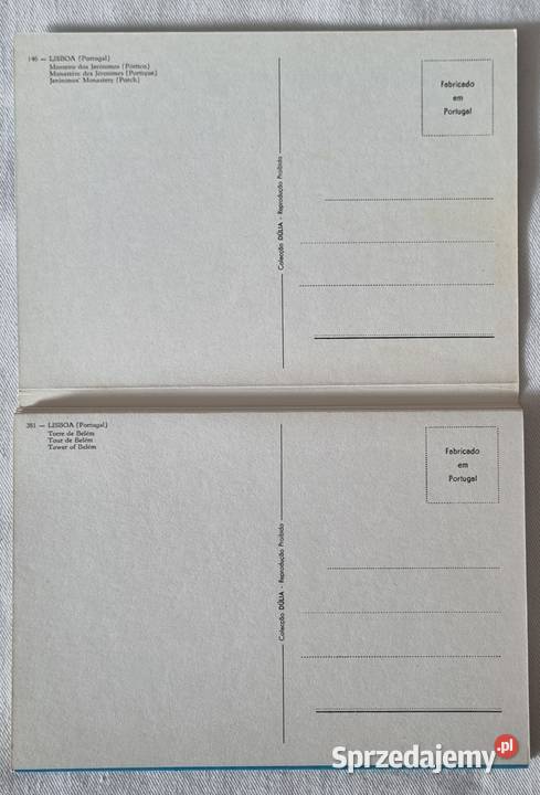 Lizbona Portugalia 10 pocztówek rozkładany album mazowieckie