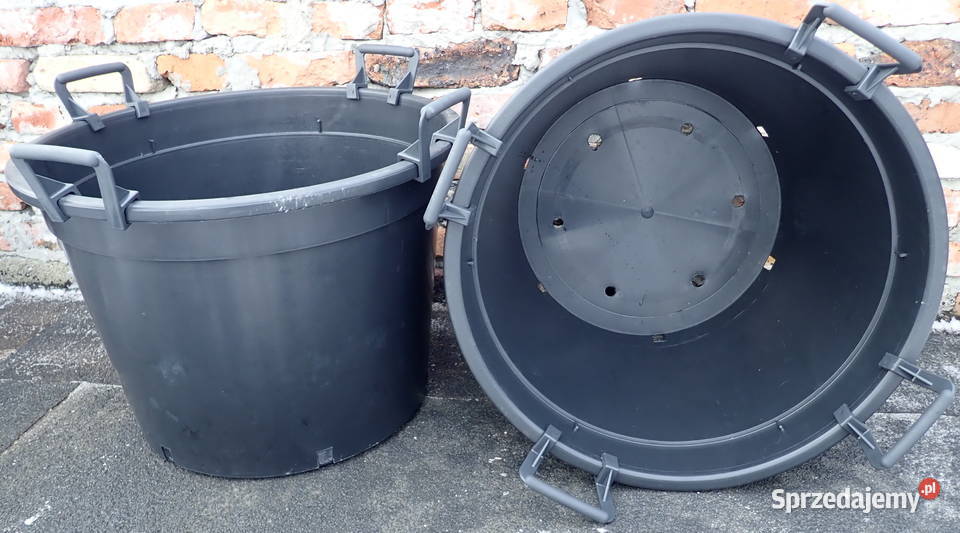 Doniczki produkcyjne 80L z czterema uchwytami 60 Siewierz sprzedam