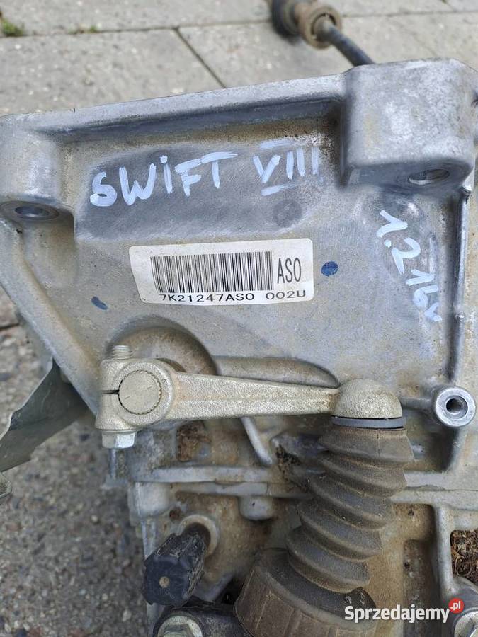 Suzuki Swift MK8 12 16V skrzynia biegów z Jastrzębie-Zdrój