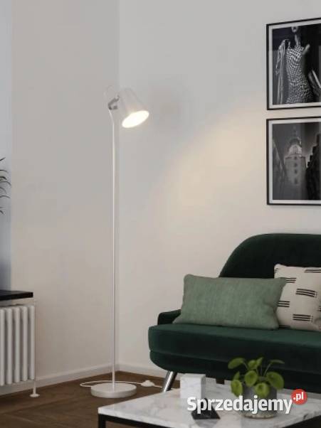 Lampa podłogowa stojąca Hayle biała 146 sprzedam
