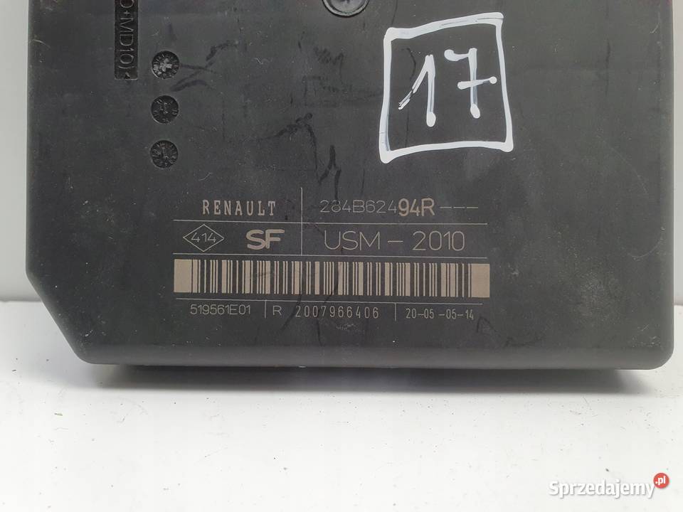 Renault Zoe MODUŁ USM skrzynka bezpieczników Skrzynki bezpieczników Rudka