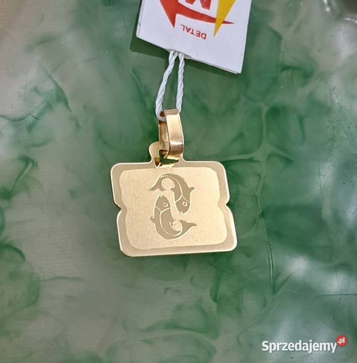 20 Wisiorek Złoty 585 Znak Zodiaku RYBY Z1153 złote Poznań