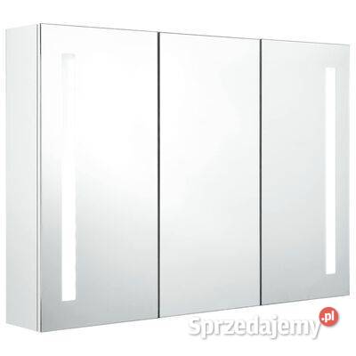 Szafka łazienkowa z lustrem i LED 89x14x62 Warszawa