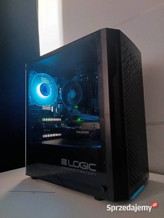 Komputer Gamingowy Czarny RGB RX 6600 Ryzen 5 Zielona Góra