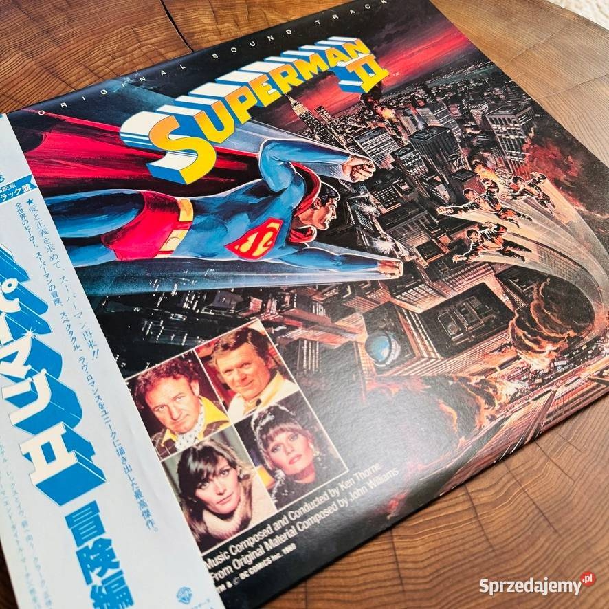 Ken Thorne Superman II 2 OST EXM Japan Obi LP Gdańsk