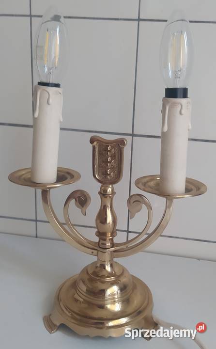 Lampka mosiężna pomorskie Gdańsk