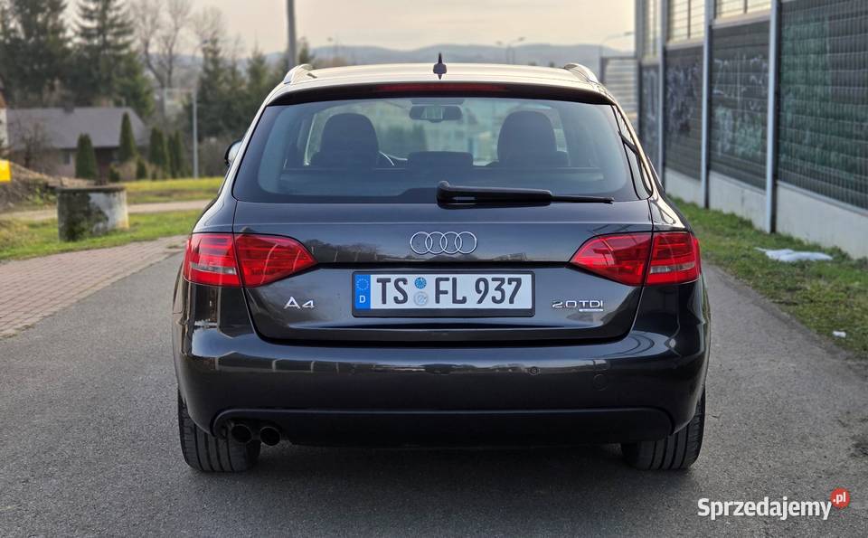 AUDI A4 B8 20TDI 170 CR 2009r QUATTRO isofix podkarpackie Humniska