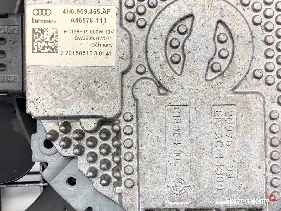 WENTYLATOR CHŁODNICY AUDI A7 4G 40 560 osobowe podkarpackie sprzedam