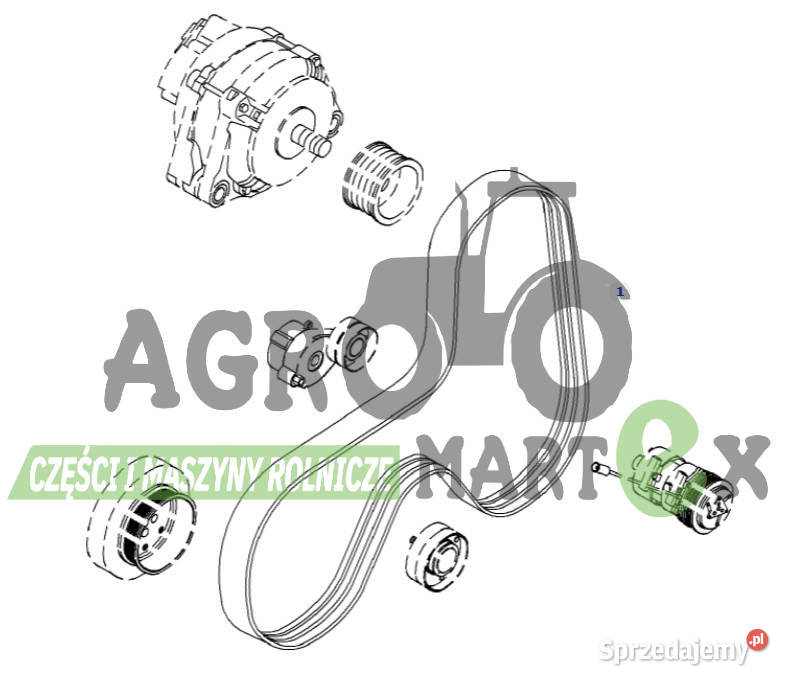 F934201040020 PASEK WIELOROWKOWY 8PK1425 AGCO sprzedam