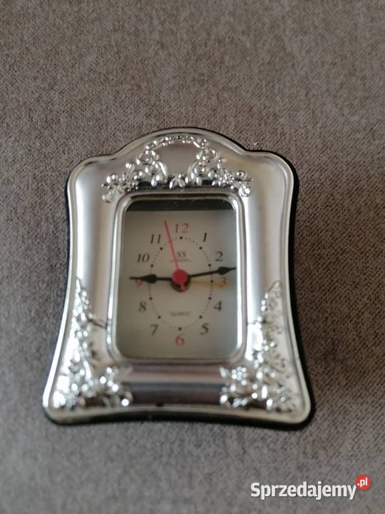 Zegarek budzik SS retro Quartz na baterię tworzywo sztuczne Łódź sprzedam