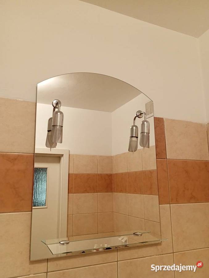 Lustro ok 80 x 60 z oświetleniem i półeczką Lublin sprzedam