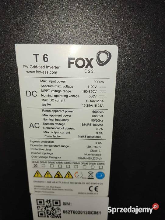 Falownik fox ess t6 Falowniki Żarnowiec