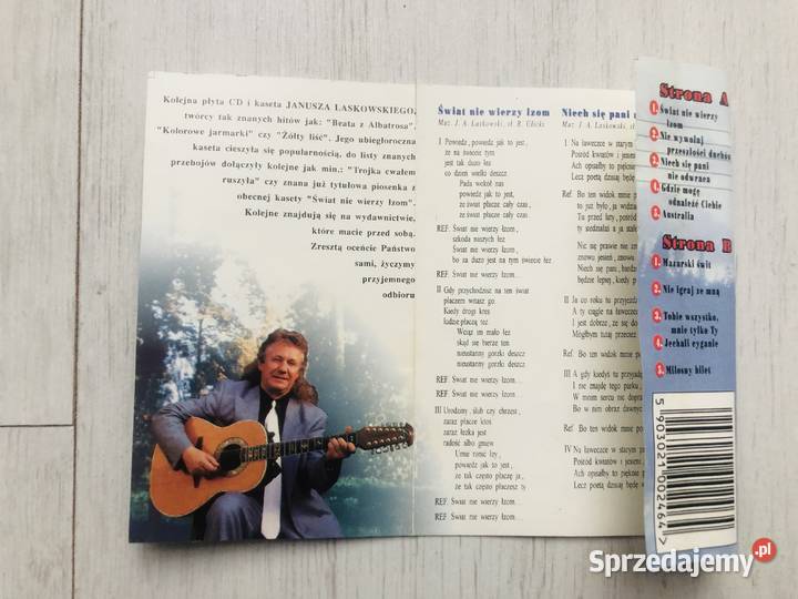 Kaseta audio Janusz Laskowski Świat nie wierzy kaseta