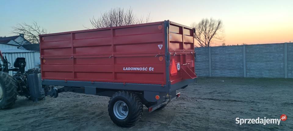 Przyczepa rolnicza wywrotka 6 t Przyczepy rolnicze Brzezinki Stare