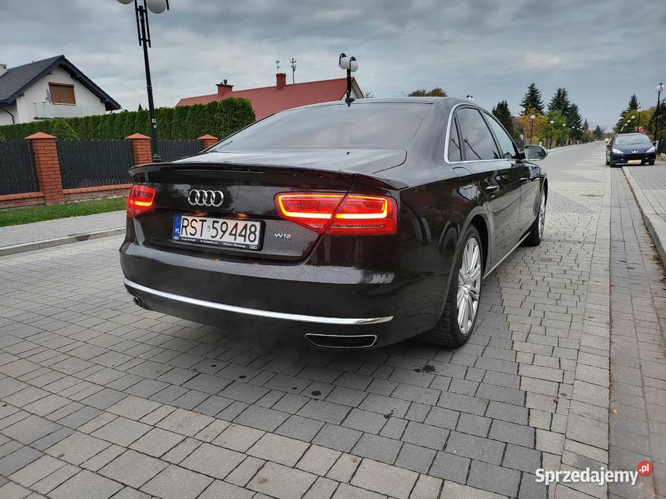 Audi A8 W12 D4 63 500HP Brutto 23 benzyna Stalowa Wola