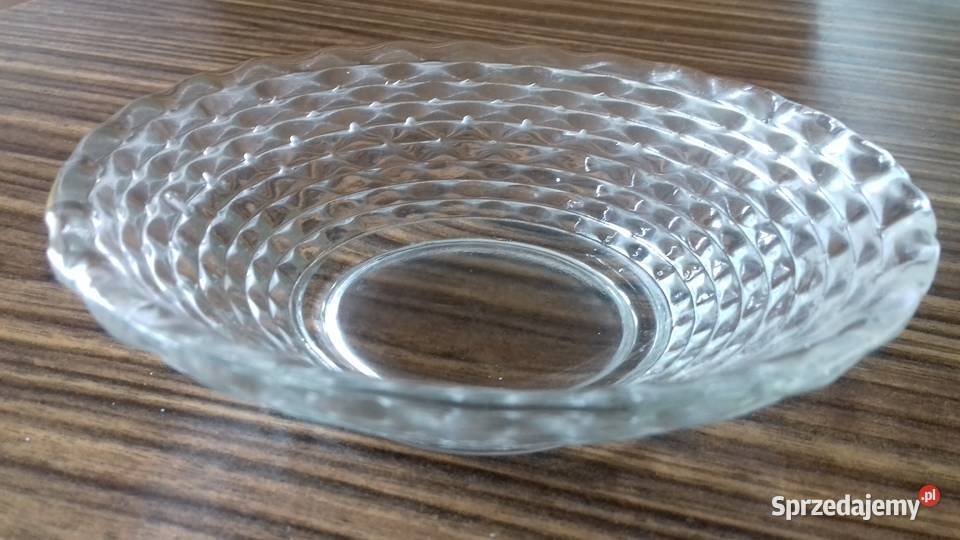 Salaterki szklane przezroczyste Vintage do małopolskie Kraków sprzedam