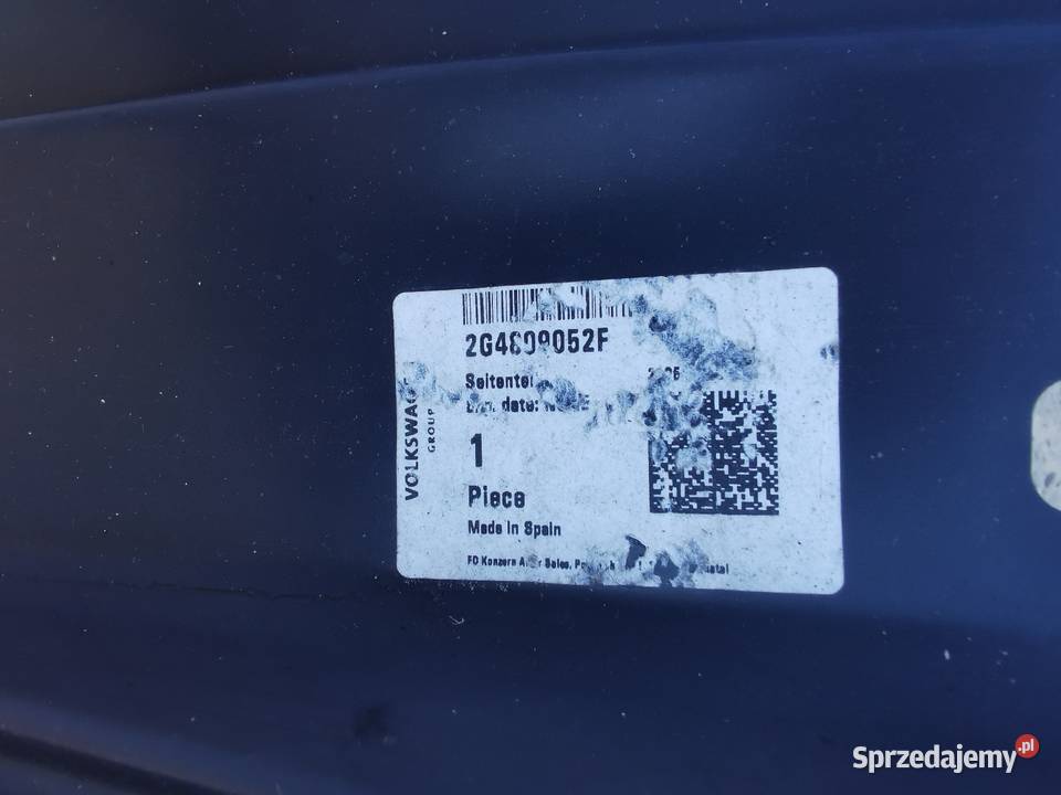 Poszycie błotnik tył prawy volkswagen polo 5 V części blacharskie Motoryzacja wielkopolskie Międzychód