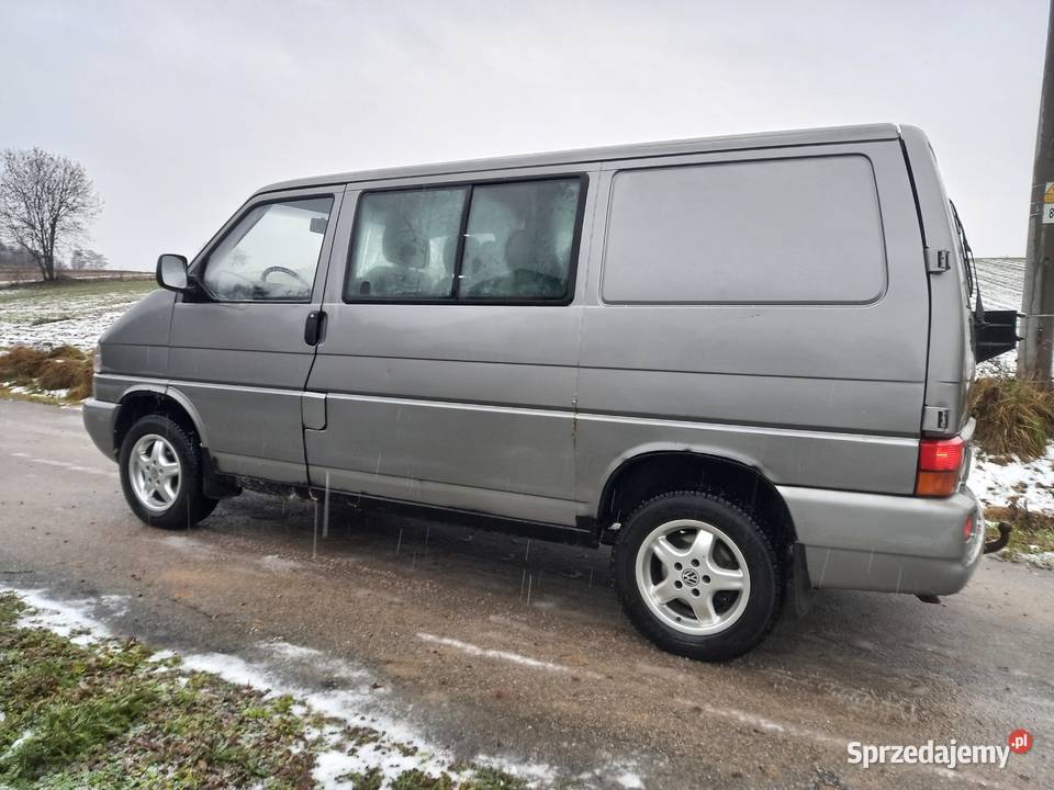 Vw t4 syncro 25 tdi 4x4 klimatyzacja blokada srebrny Motoryzacja Miechów