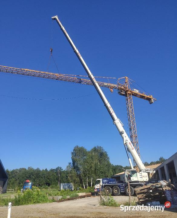 Wynajem żurawi wieżowych dźwig budowlany Usługi Pułtusk współpraca