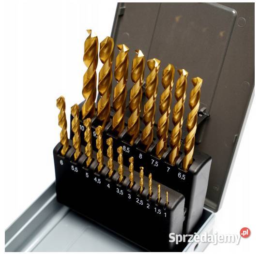 Zestaw Wierteł HSSE TiN 110 mm 19 Wiertła Wiertła Siedlce sprzedam