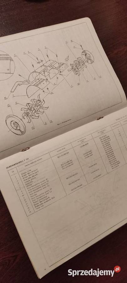 instrukcja i katalog glebogryzarka U514 do lubelskie Kraśnik