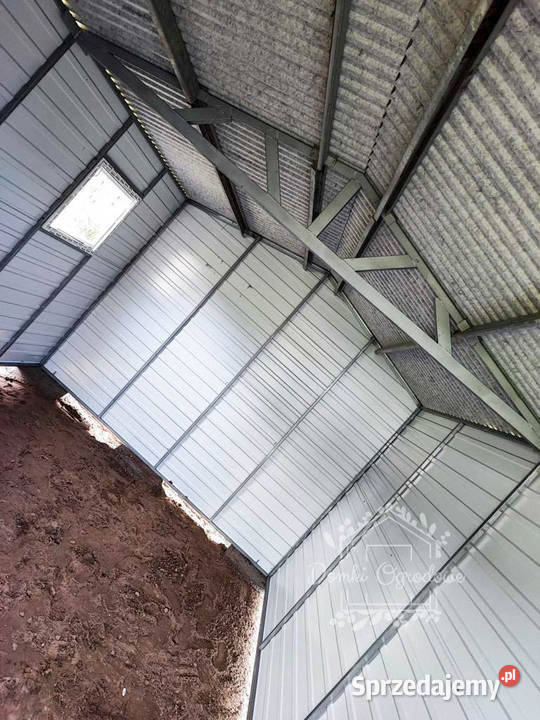 SCHOWEK DOMEK OGRODOWY 5mx 3m DWUSPAD drzwi okno Włocławek