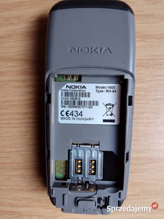 Telefon NOKIA 1600 z 2005 r sprzedam
