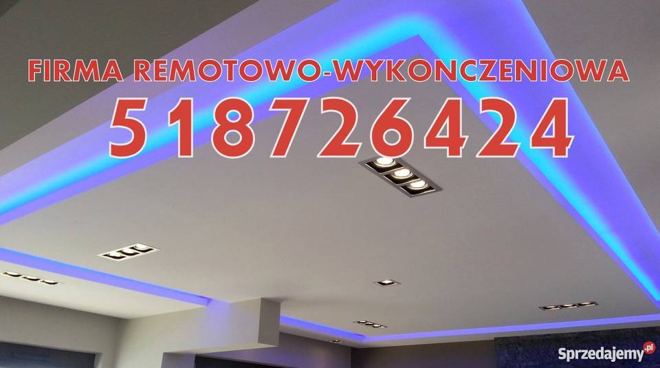 wykonczenia wnetrz remontydocieplenia poddasz Wadowice