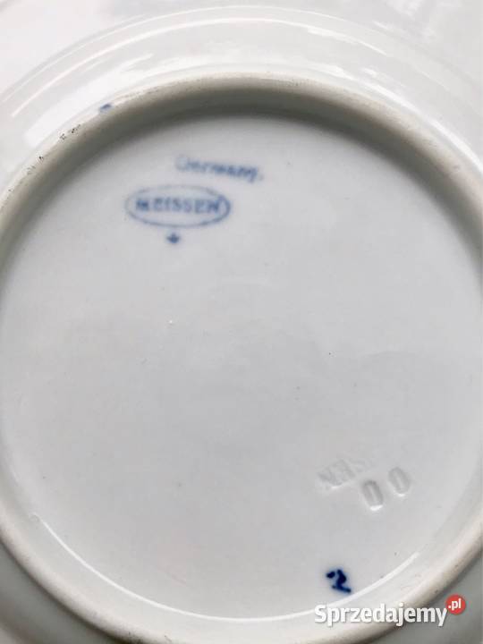 Miśnia Meissen wzór cebulowy talerzyk na Myszków