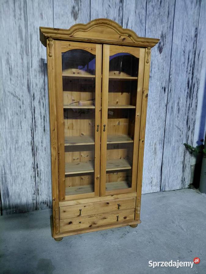 Piękna sosnowa witryna 382 Byczyna