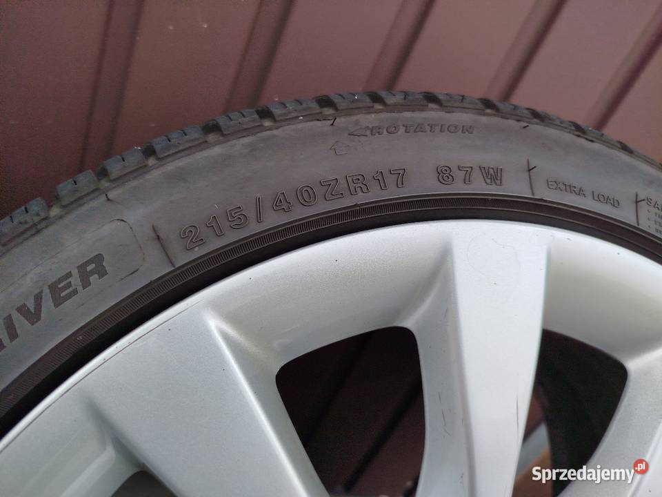 Alufelgi Audi 17 Opony niski profil z 2023 łódzkie Pajęczno