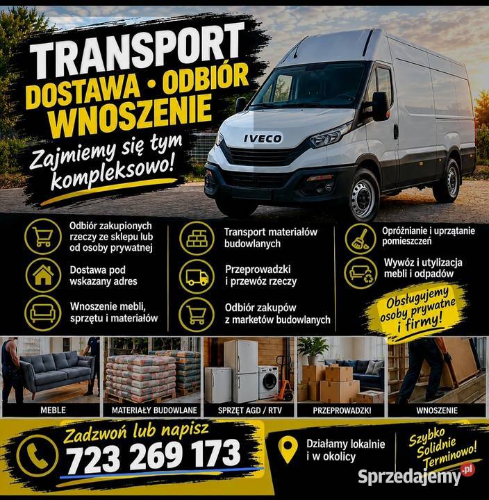 Przeprowadzki transport czyszczenie i mazowieckie Garwolin