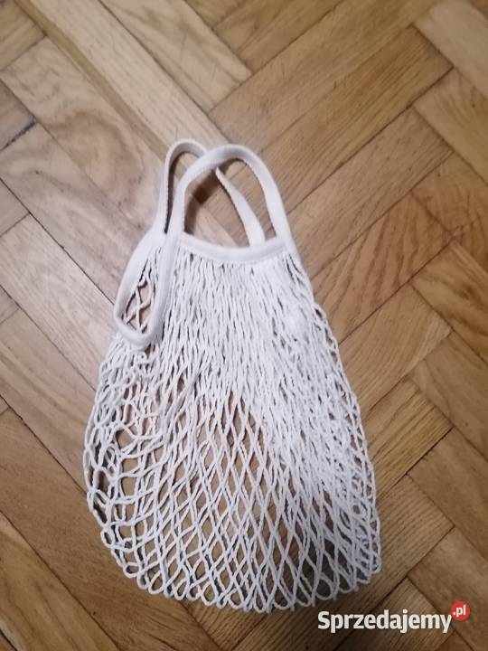 Torba biała sznurkowa Gdańsk sprzedam