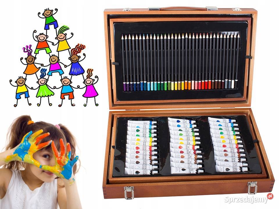 ZESTAW Artystyczny do malowania w WALIZCE 174