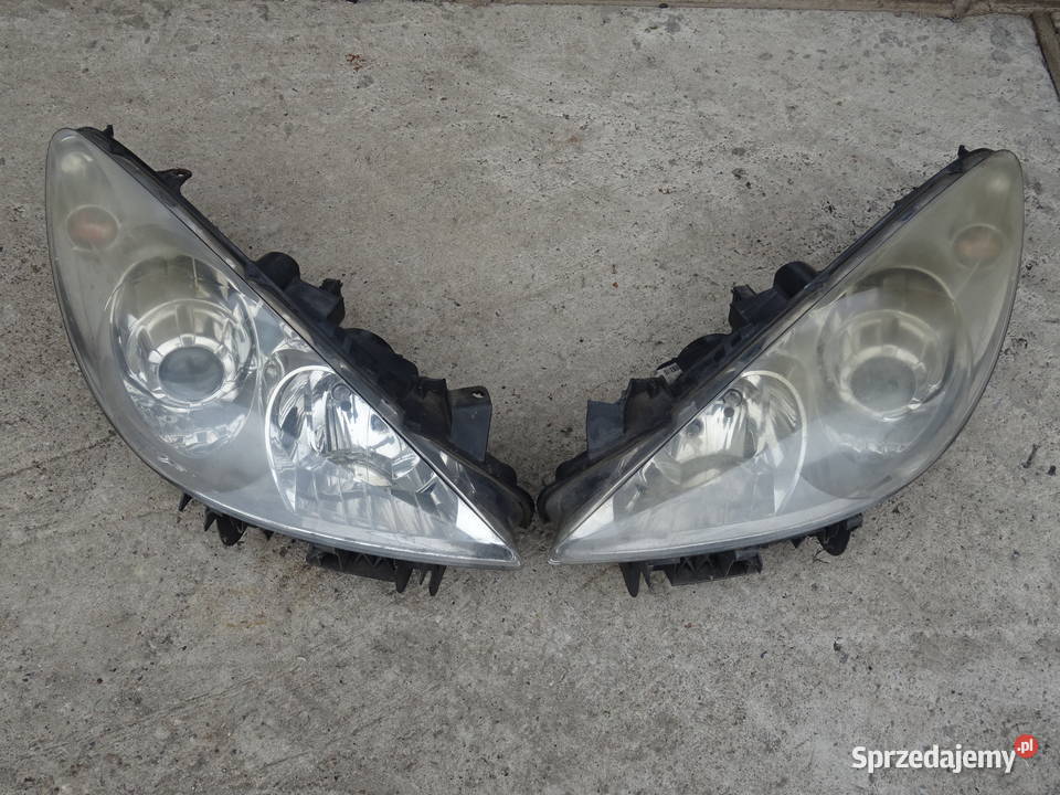 Peugeot 307 lift lampa przednia przód prawy lewy łódzkie Wieluń
