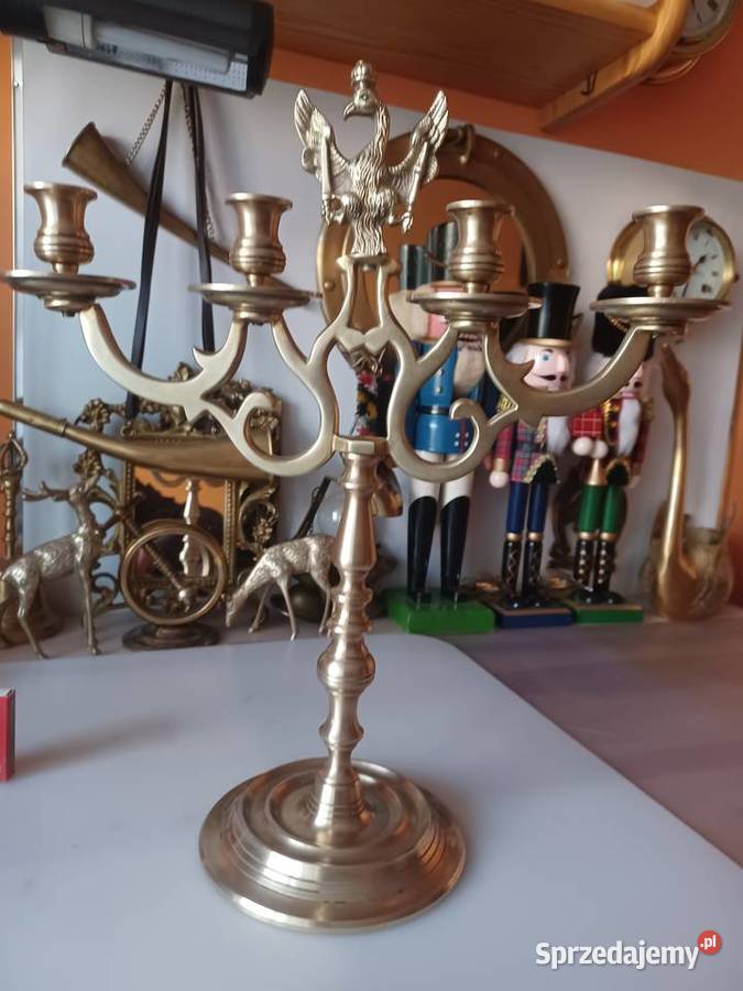 Piękny świecznik Księstwo Warszawskie Poznań