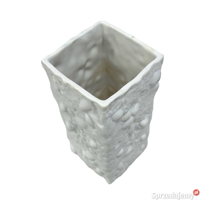 Wazon Biskwitowy Skamieliny VEB Kunstporzellan Porcelana i szkło Warszawa