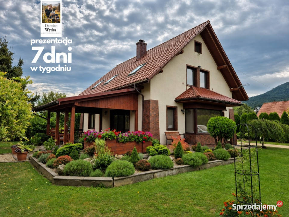 Gotowy do zamieszkania dom piękny ogród i święty 9135zł/m2 małopolskie Węglówka