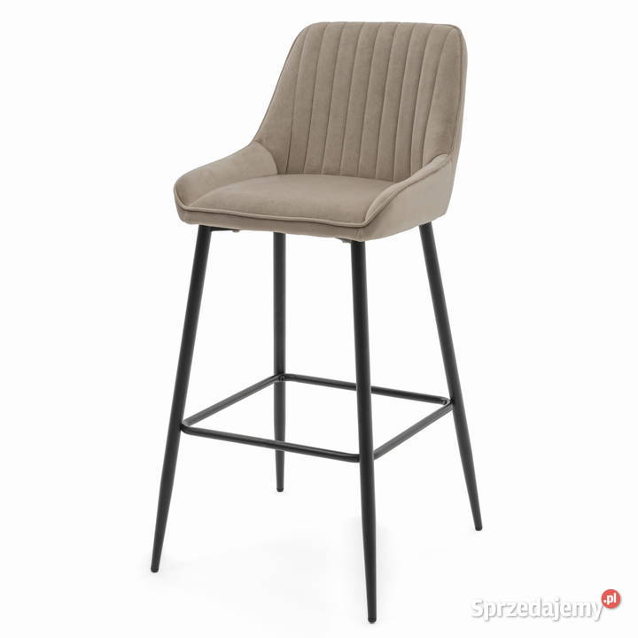 Ciemnobeżowy Hoker Tapicerowany Passo Wysyłka