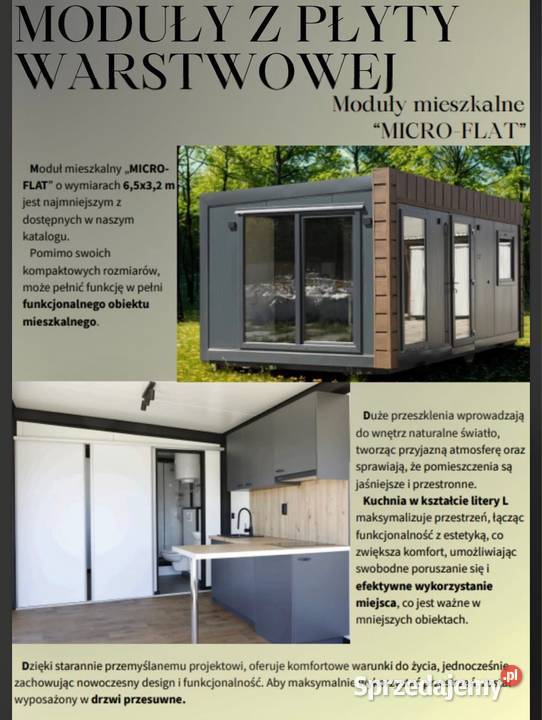 Na sprzedaż DOM MODUŁOWY 19.31m2 Włocławek