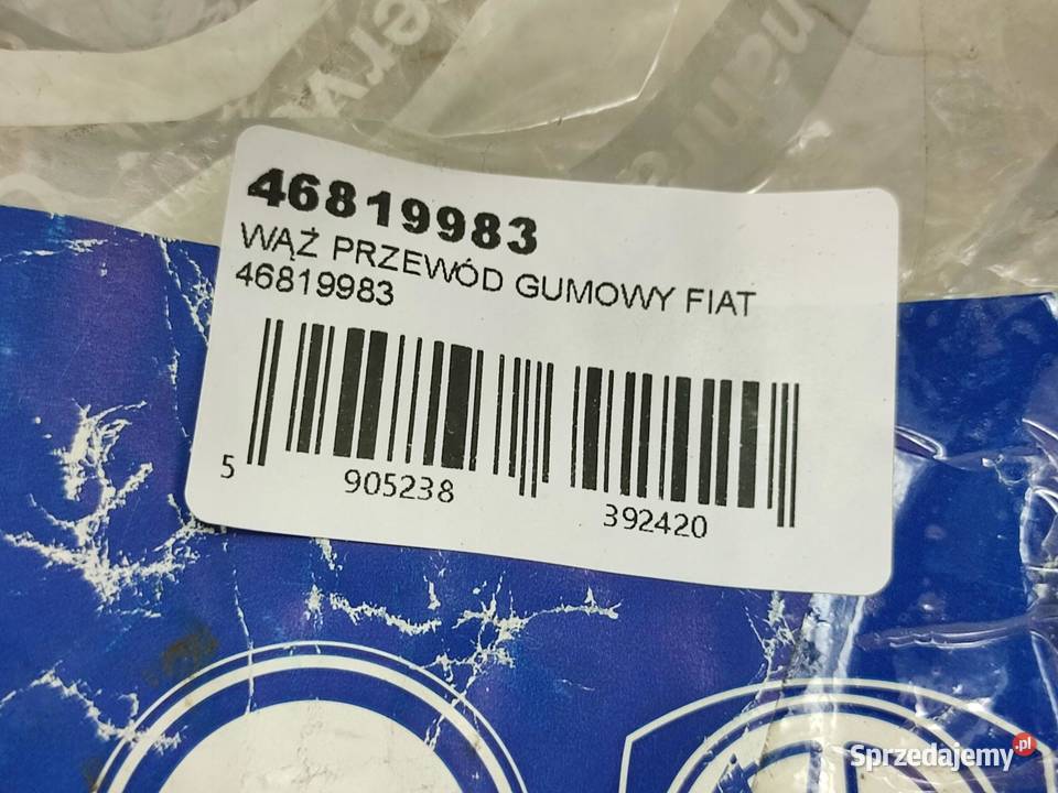 WĄŻ PRZEWÓD PALIWA FIAT DOBLO 2005 NOWY Przewody paliwowe lubelskie
