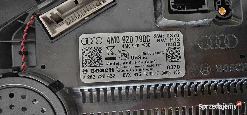 LICZNIK ZEGAR AUDI Q7 II 4M 4M0920790C VIRUAL osobowe Lipno