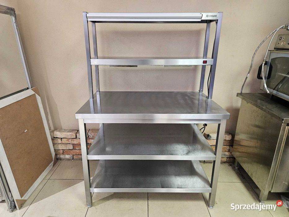 Stół wydawczy z nadstawką grzewczą Stalgast Góra